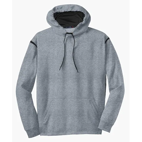 Sport-Tek Tech Fleece Colorblock Hooded Sweatshirt — view 9