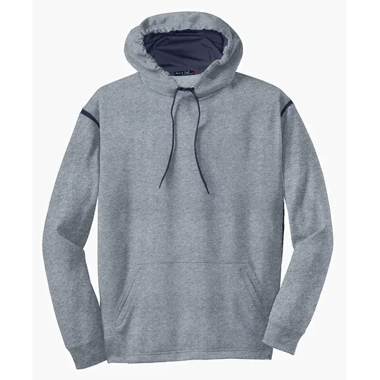 Sport-Tek Tech Fleece Colorblock Hooded Sweatshirt — view 10
