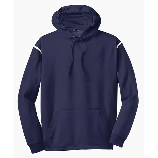 Sport-Tek Tech Fleece Colorblock Hooded Sweatshirt — view 11