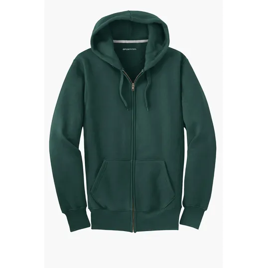Sport-Tek Super Heavyweight Full-Zip Hooded Sweatshirt — view 2