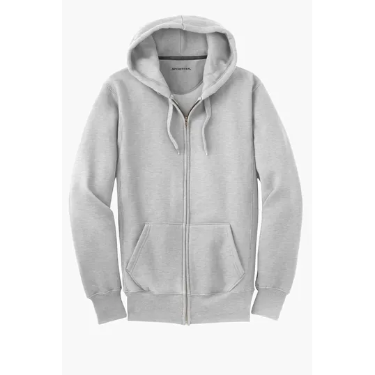 Sport-Tek Super Heavyweight Full-Zip Hooded Sweatshirt — view 9