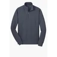 Port Authority Slub Fleece 1/4-Zip Pullover — view 4