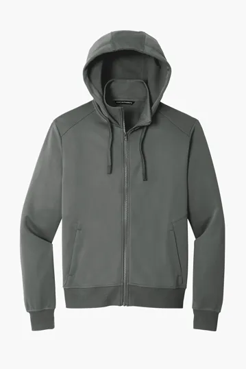 Port Authority Smooth Fleece Hooded Jacket — view 3