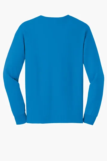 Gildan Ultra Cotton Long Sleeve T-Shirt, 100% US Cotton — view 46