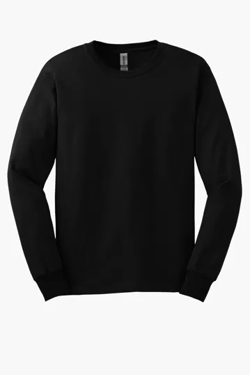 Gildan Ultra Cotton Long Sleeve T-Shirt, 100% US Cotton — view 3