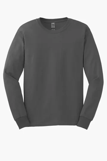 Gildan Ultra Cotton Long Sleeve T-Shirt, 100% US Cotton — view 6