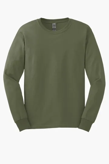 Gildan Ultra Cotton Long Sleeve T-Shirt, 100% US Cotton — view 14