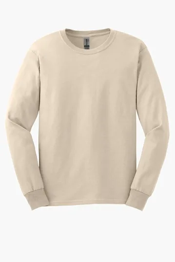 Gildan Ultra Cotton Long Sleeve T-Shirt, 100% US Cotton — view 15