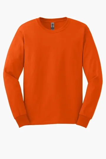 Gildan Ultra Cotton Long Sleeve T-Shirt, 100% US Cotton — view 17