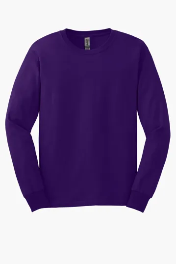 Gildan Ultra Cotton Long Sleeve T-Shirt, 100% US Cotton — view 18