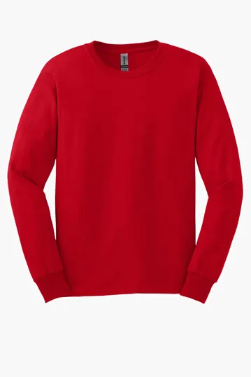 Gildan Ultra Cotton Long Sleeve T-Shirt, 100% US Cotton — view 19