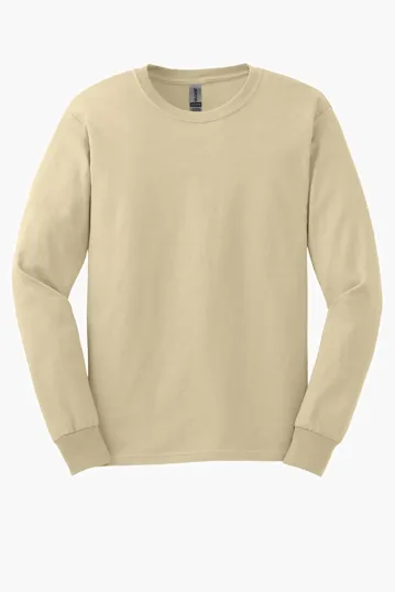 Gildan Ultra Cotton Long Sleeve T-Shirt, 100% US Cotton — view 21