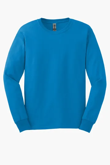 Gildan Ultra Cotton Long Sleeve T-Shirt, 100% US Cotton — view 22