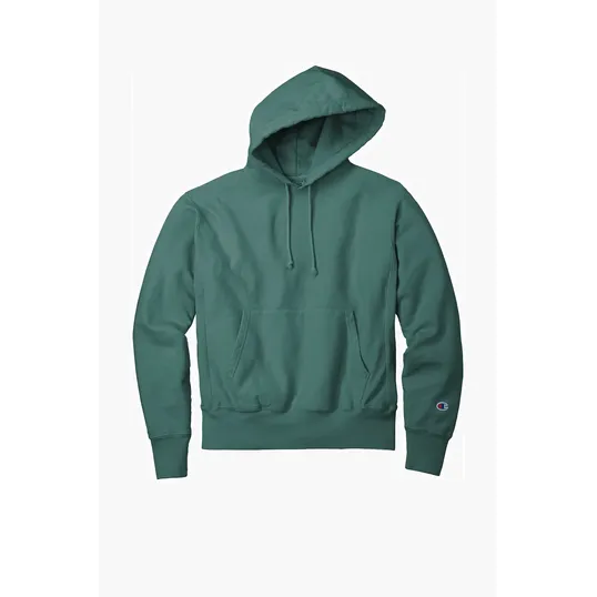 Champion Reverse Weave Garment-Dyed Hooded Sweatshirt — view 2