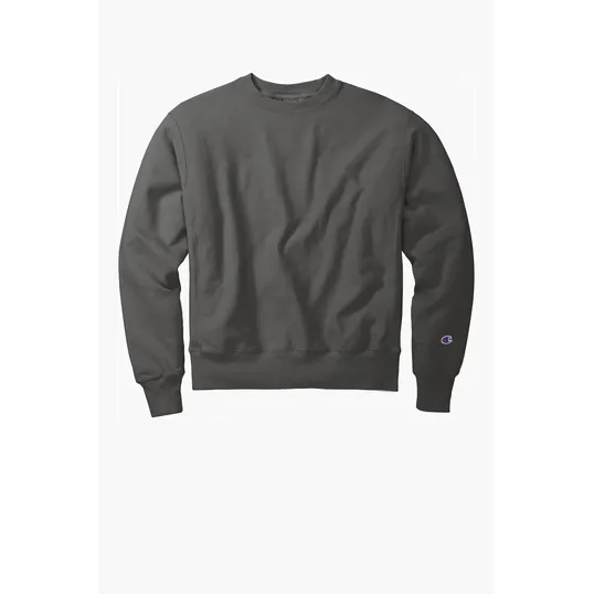 Champion Reverse Weave Garment-Dyed Crewneck Sweatshirt — view 4