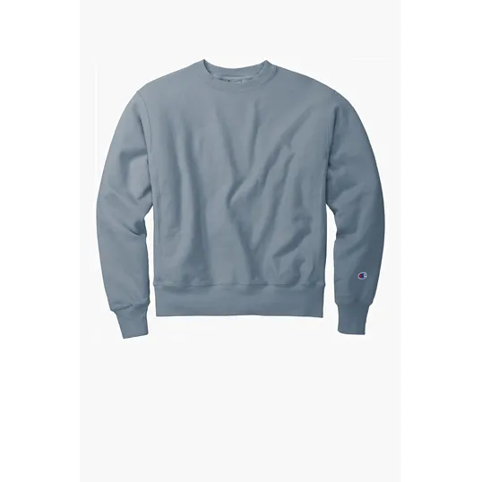 Champion Reverse Weave Garment-Dyed Crewneck Sweatshirt — view 6