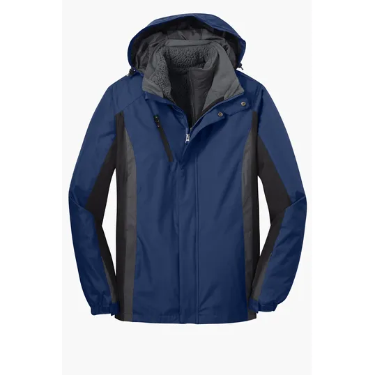 Port Authority Colorblock 3-in-1 Jacket — view 2