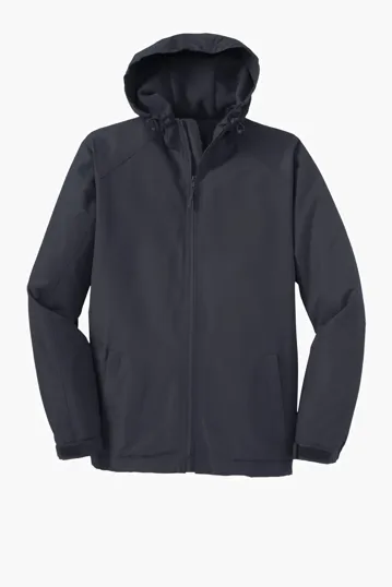 Port Authority Hooded Charger Jacket — view 2