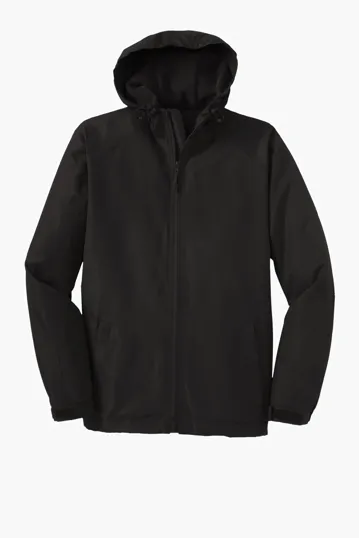 Port Authority Hooded Charger Jacket — view 3