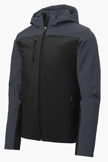Port Authority Hooded Core Soft Shell Jacket — view 2