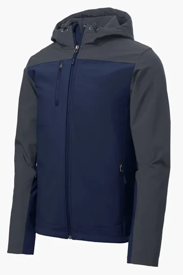 Port Authority Hooded Core Soft Shell Jacket — view 3