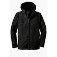Port Authority Textured Hooded Soft Shell Jacket — view 2