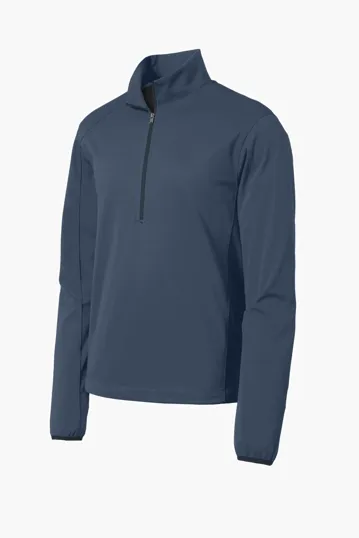 Port Authority Active 1/2-Zip Soft Shell Jacket — view 3
