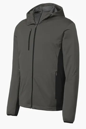 Port Authority Active Hooded Soft Shell Jacket — view 4