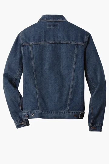 Port Authority Denim Jacket with Bronze Buttons — view 3