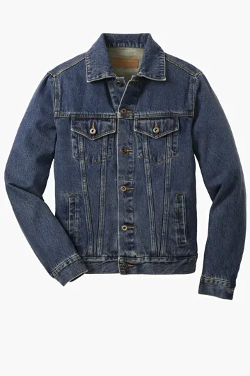 Port Authority Denim Jacket with Bronze Buttons — view 2
