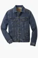 Port Authority Denim Jacket with Bronze Buttons — view 2