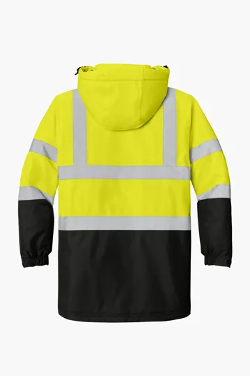 Port Authority ANSI 107 Class 3 Safety Heavyweight Parka — view 3