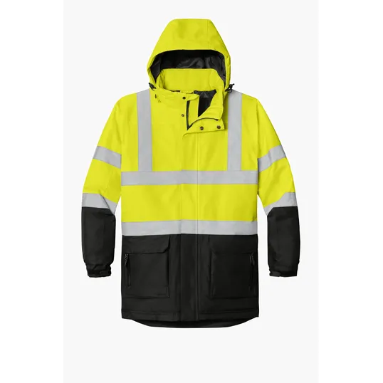 Port Authority ANSI 107 Class 3 Safety Heavyweight Parka — view 2