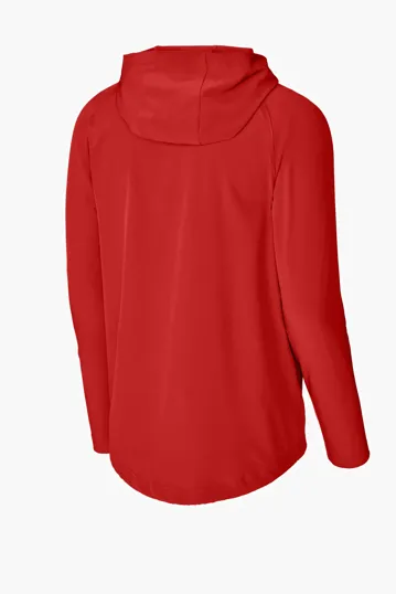 Sport-Tek Repeat 1/2-Zip Long Sleeve Hooded Jacket — view 10