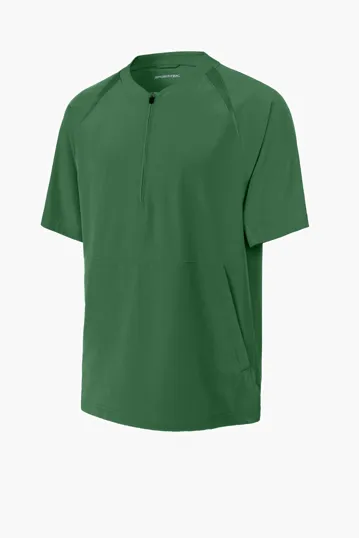 Sport-Tek Repeat 1/2-Zip Short Sleeve Jacket — view 4