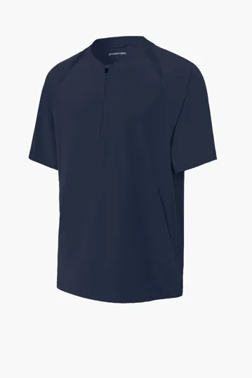 Sport-Tek Repeat 1/2-Zip Short Sleeve Jacket — view 6
