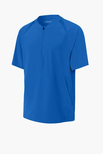 Sport-Tek Repeat 1/2-Zip Short Sleeve Jacket — view 7