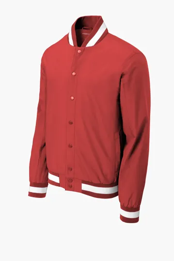 Sport-Tek Insulated Varsity Jacket — view 3