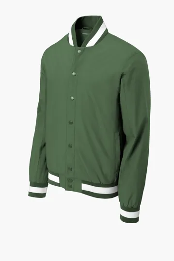 Sport-Tek Insulated Varsity Jacket — view 4