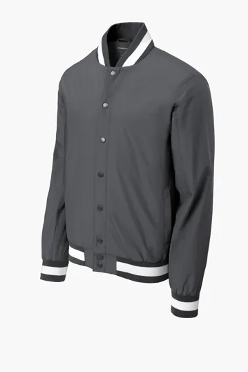 Sport-Tek Insulated Varsity Jacket — view 5