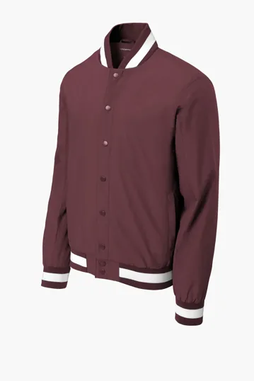 Sport-Tek Insulated Varsity Jacket — view 6