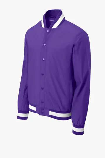 Sport-Tek Insulated Varsity Jacket — view 7