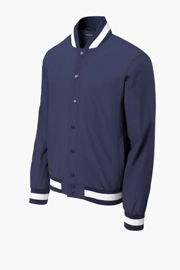 Sport-Tek Insulated Varsity Jacket — view 8