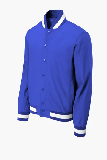 Sport-Tek Insulated Varsity Jacket — view 9
