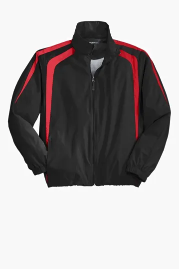 Sport-Tek Colorblock Raglan Jacket — view 2