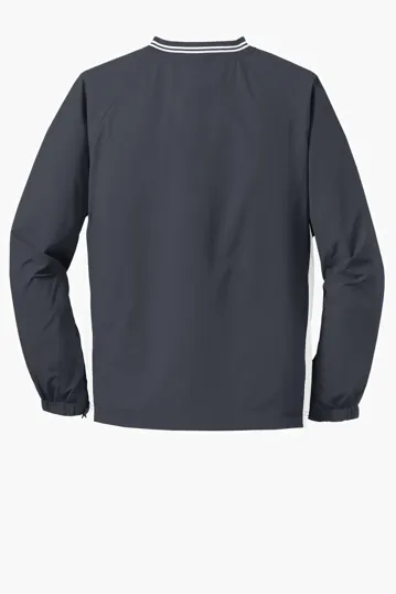 Sport-Tek Tipped V-Neck Raglan Wind Shirt — view 11