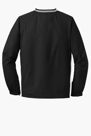Sport-Tek Tipped V-Neck Raglan Wind Shirt — view 10