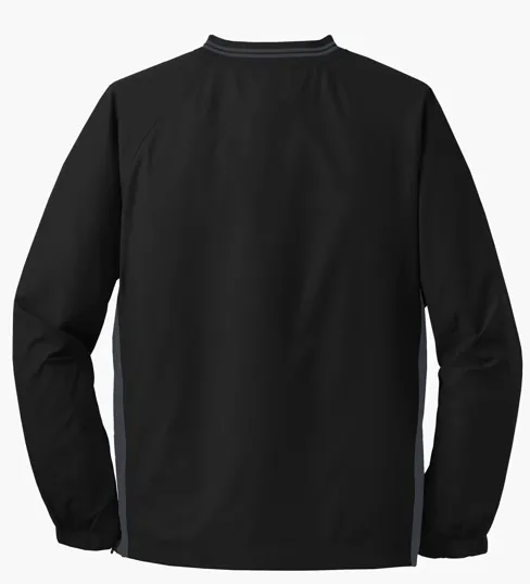 Sport-Tek Tipped V-Neck Raglan Wind Shirt — view 8