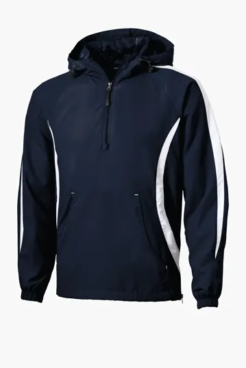 Sport-Tek Colorblock Raglan Anorak — view 5