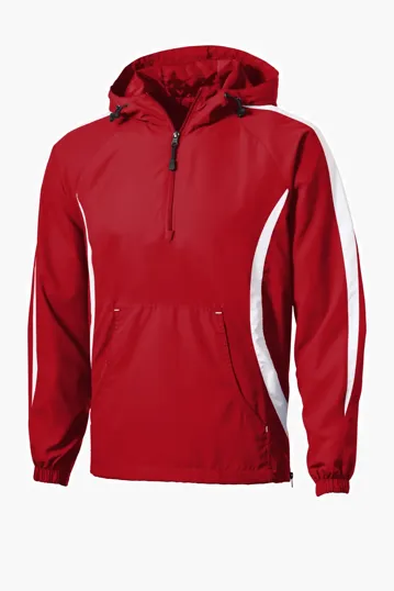 Sport-Tek Colorblock Raglan Anorak — view 6